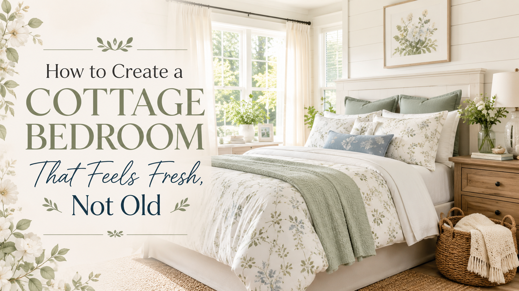 How to Create a Cottage Bedroom That Feels Fresh, Not Old