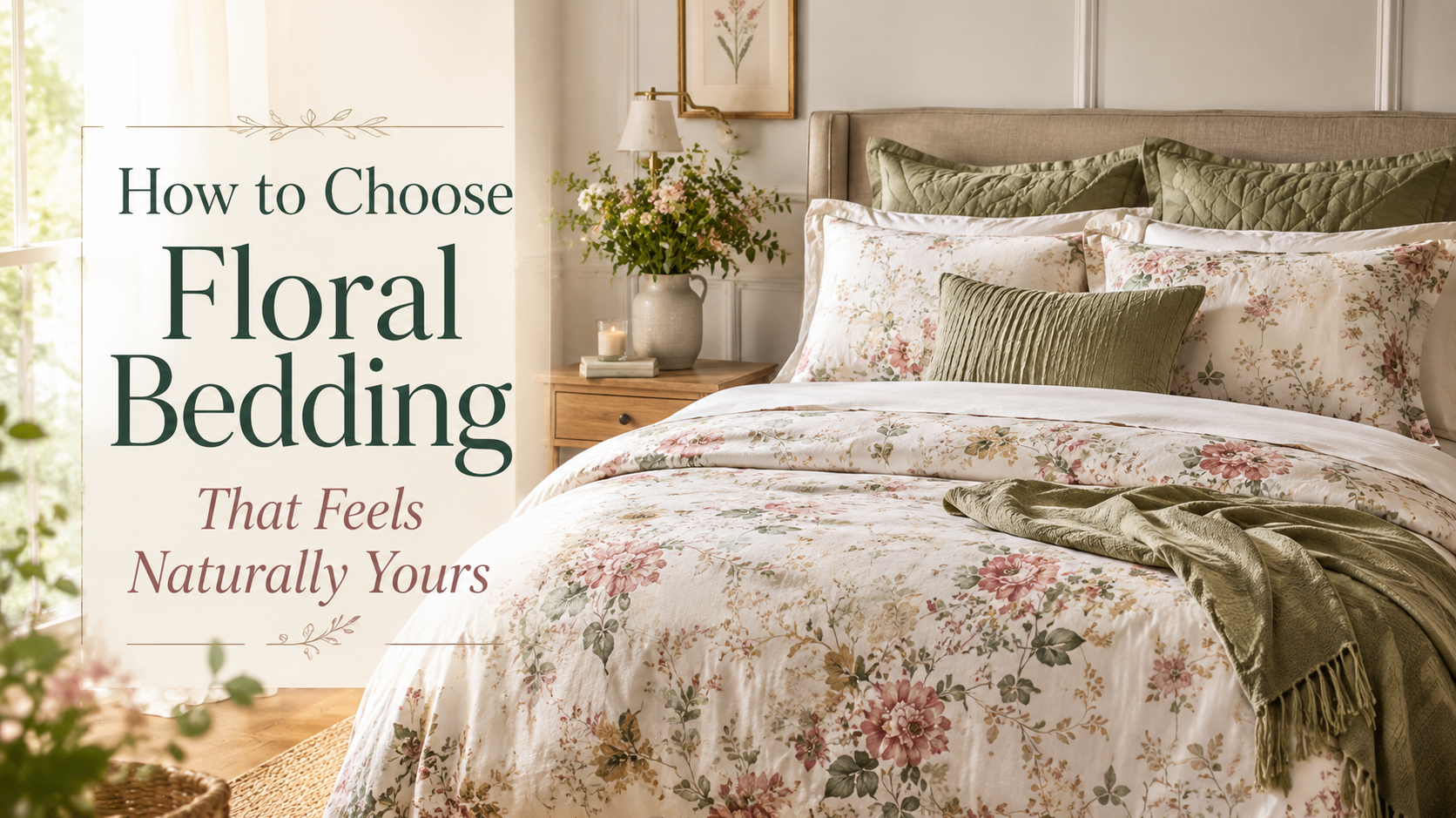 How to Choose Floral Bedding That Feels Naturally Yours