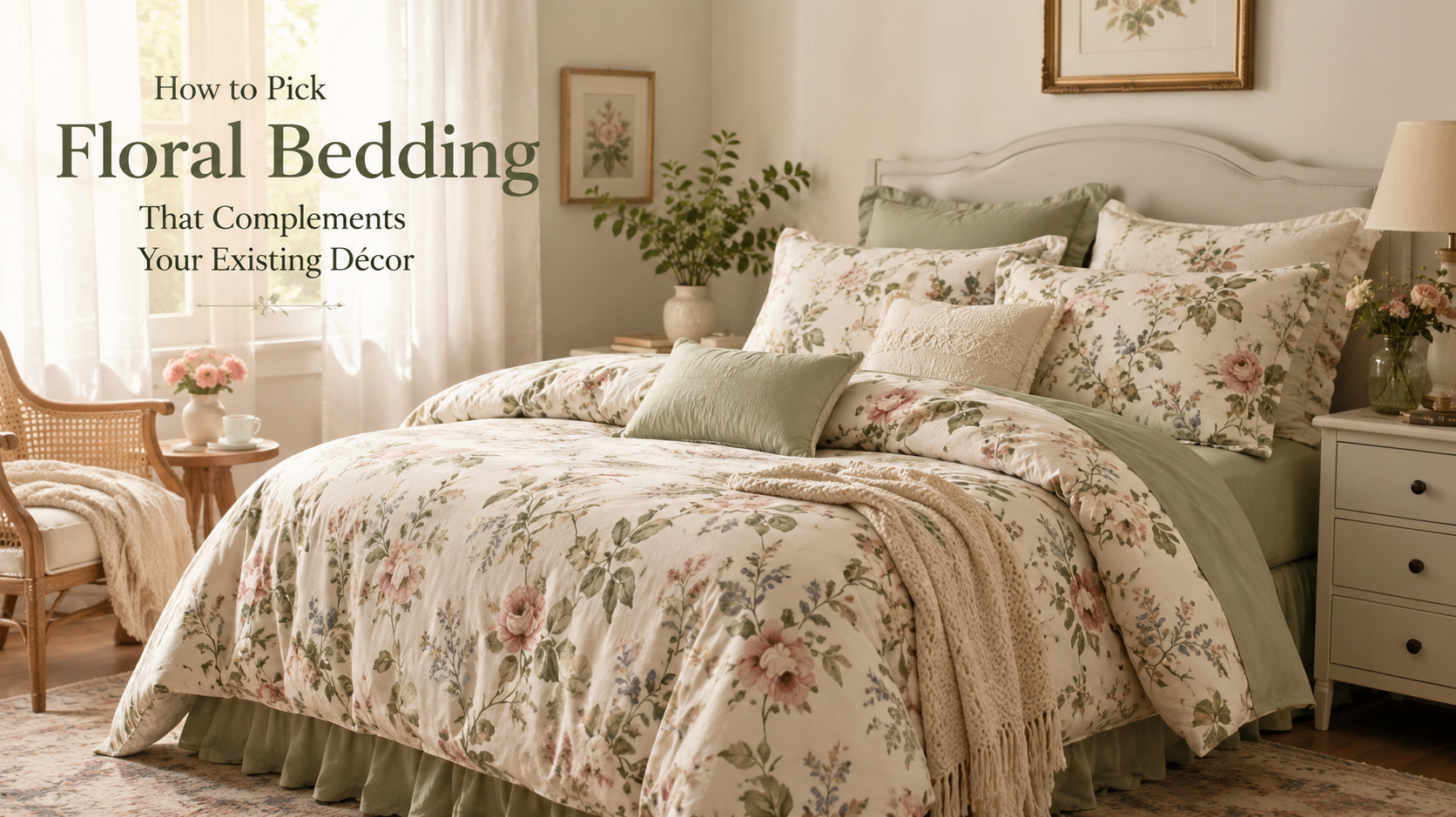 How to Pick Floral Bedding That Complements Your Existing Décor
