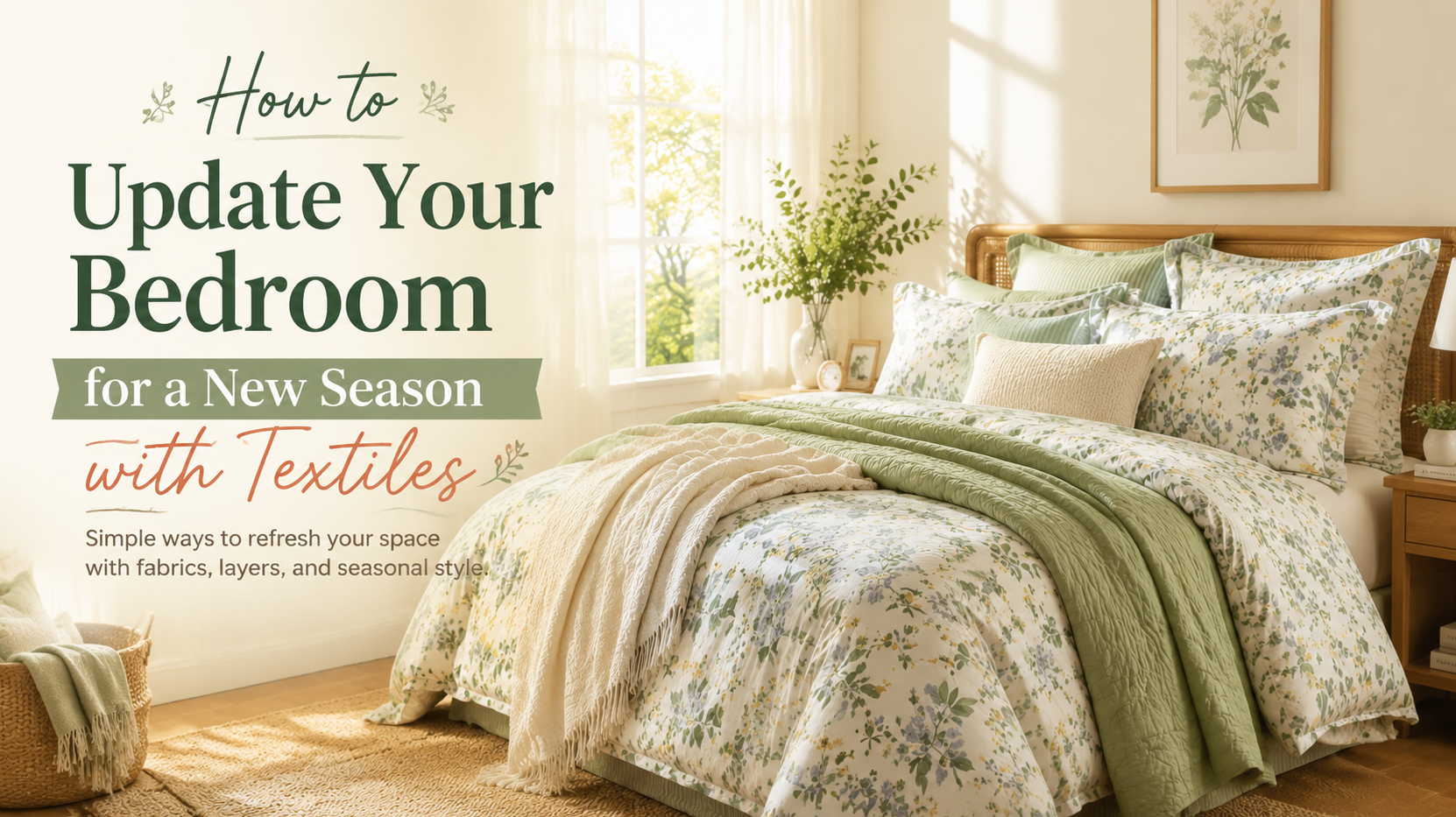 How to Update Your Bedroom for a New Season with Textiles