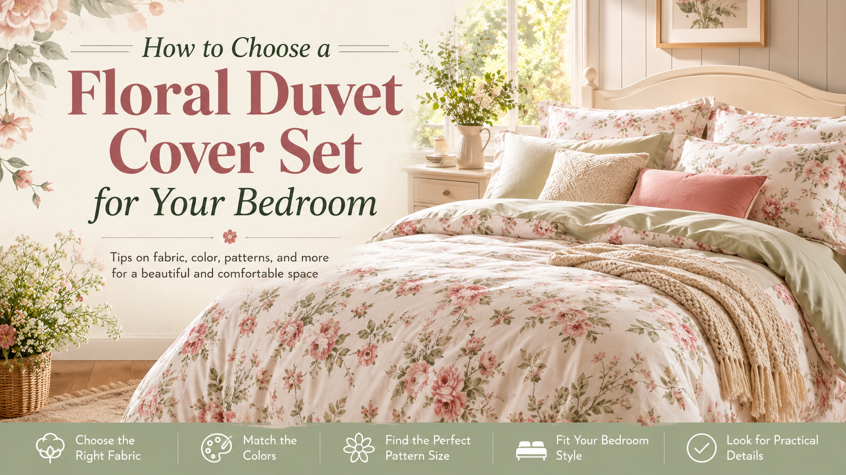 How to Choose a Floral Duvet Cover Set for Your Bedroom