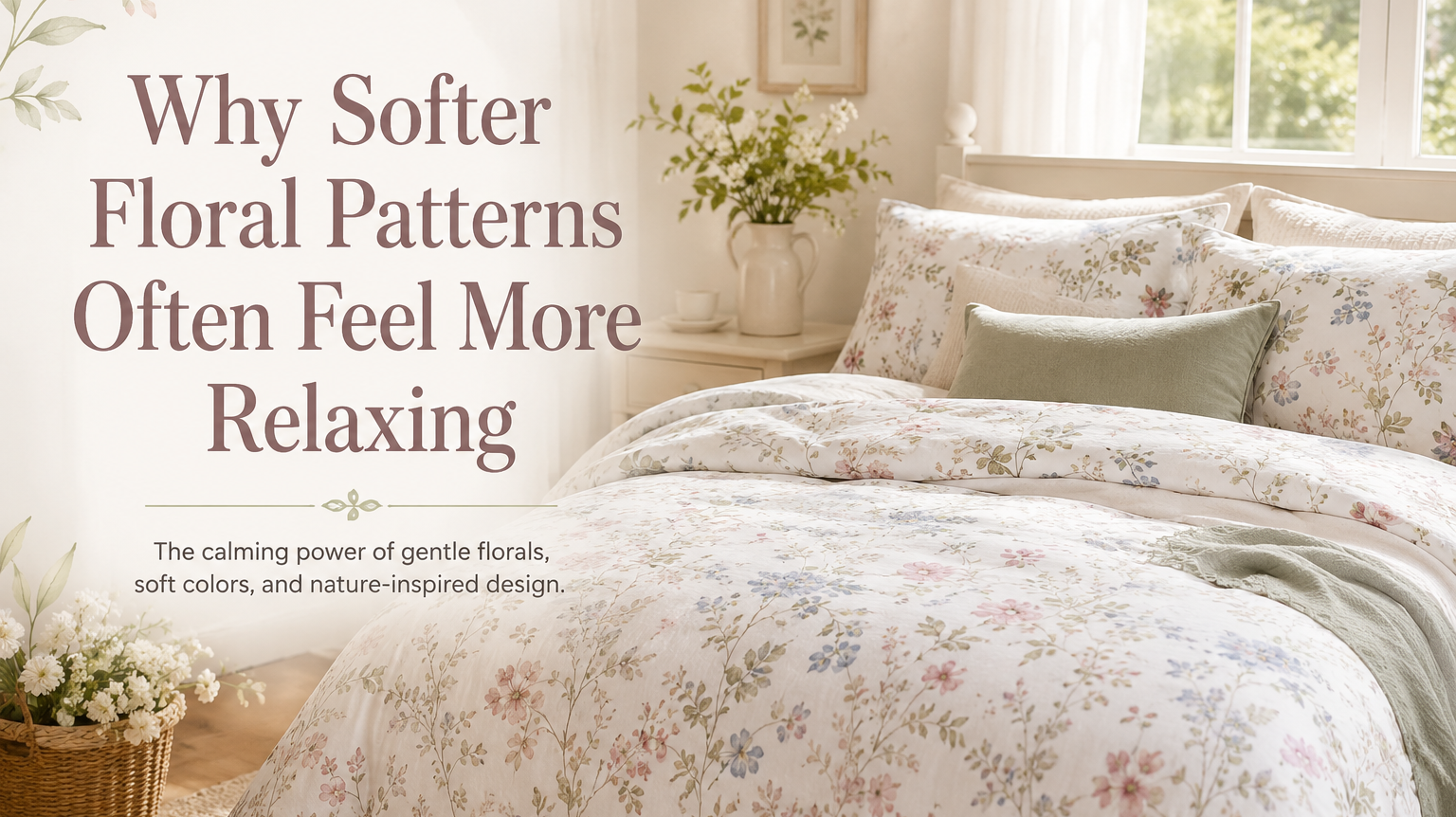 Why Softer Floral Patterns Often Feel More Relaxing