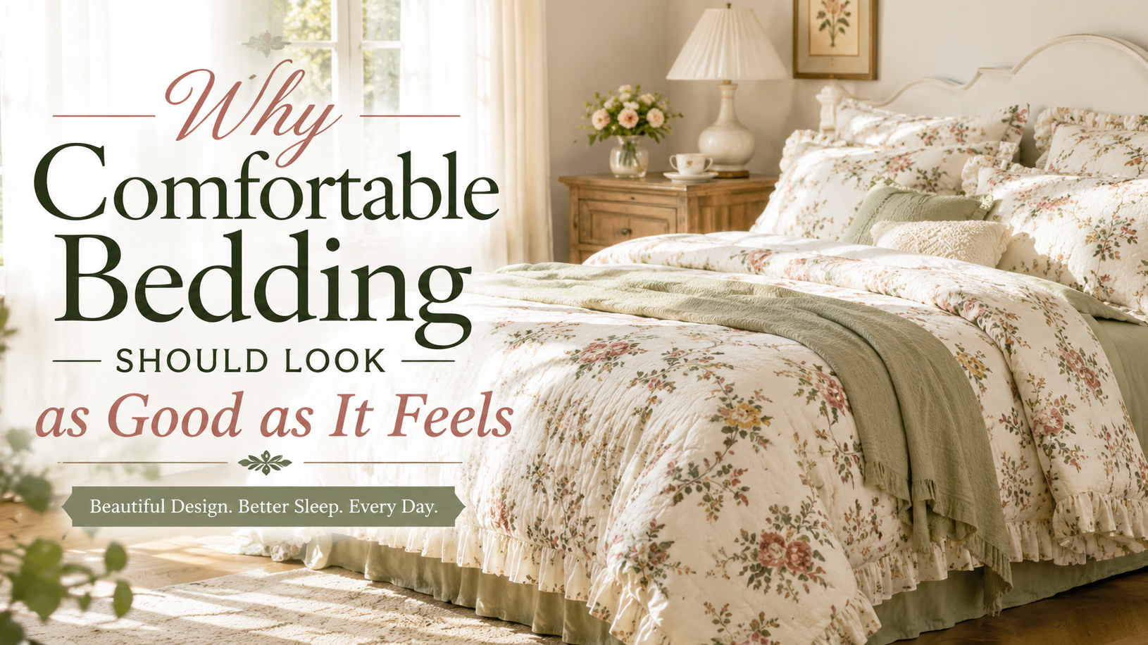 Why Comfortable Bedding Should Look as Good as It Feels