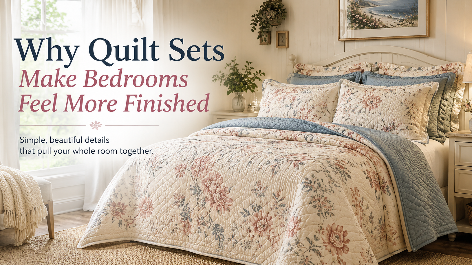 Why Quilt Sets Make Bedrooms Feel More Finished