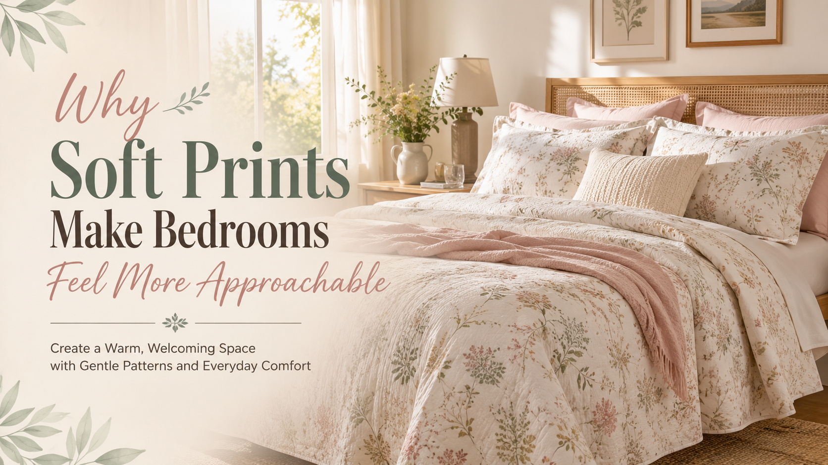Why Soft Prints Make Bedrooms Feel More Approachable