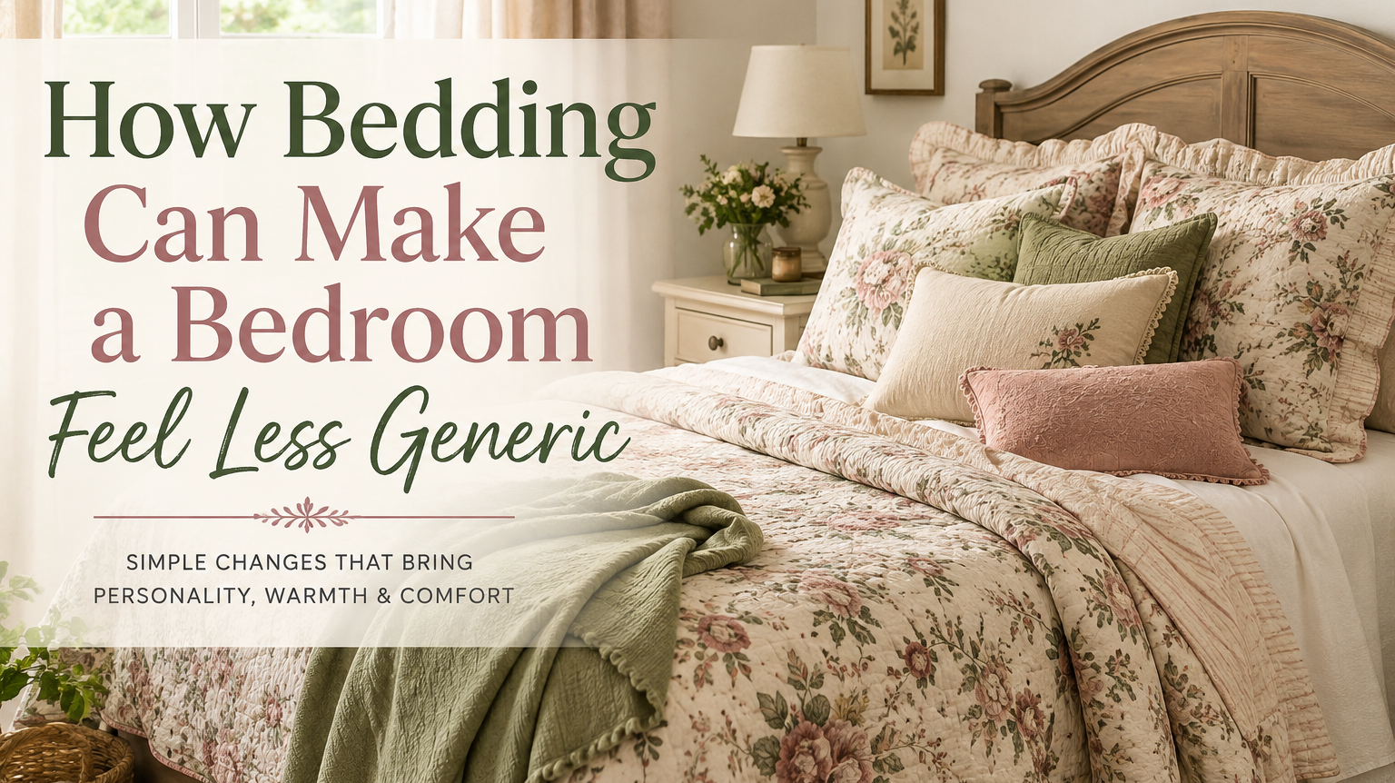 How Bedding Can Make a Bedroom Feel Less Generic