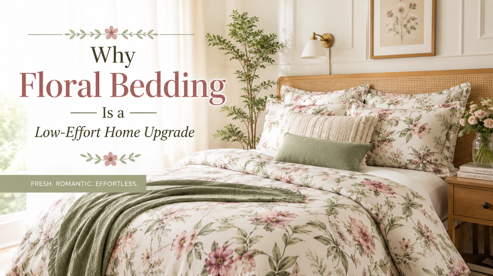 Why Floral Bedding Is a Low-Effort Home Upgrade