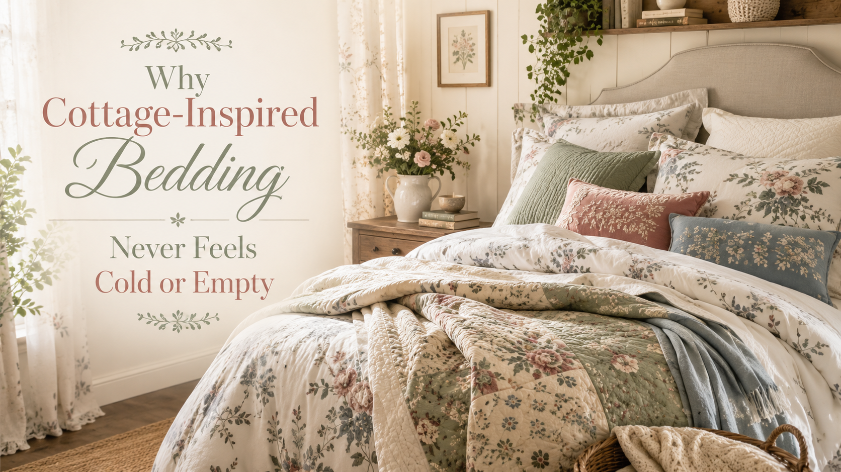 Why Cottage-Inspired Bedding Never Feels Cold or Empty
