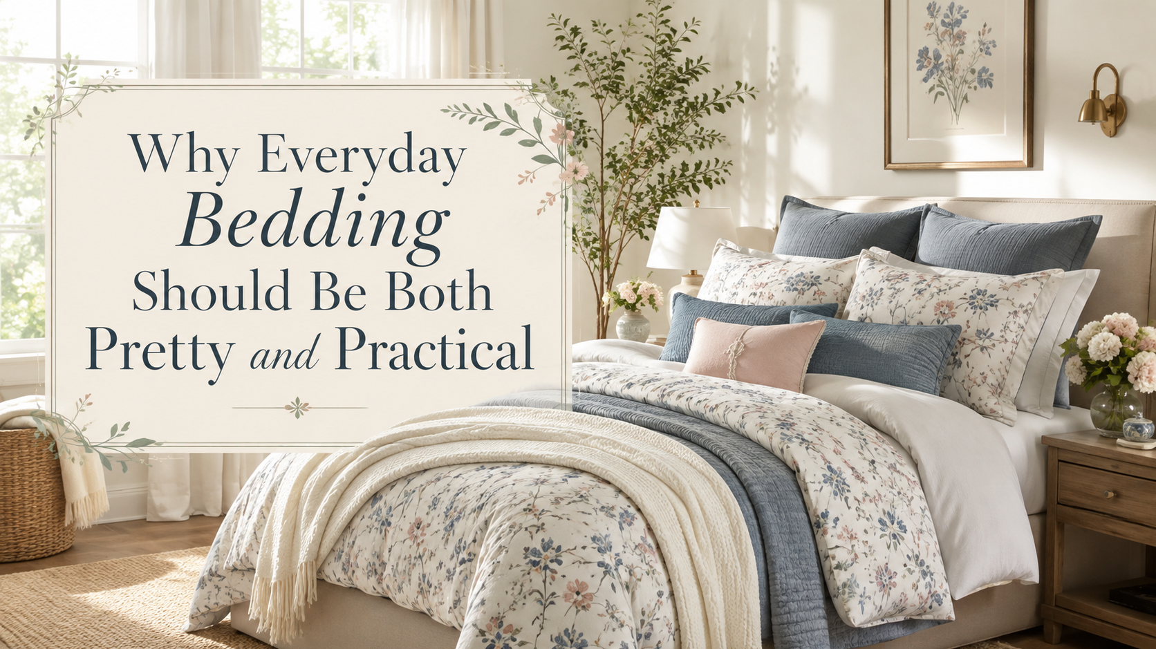 Why Everyday Bedding Should Be Both Pretty and Practical