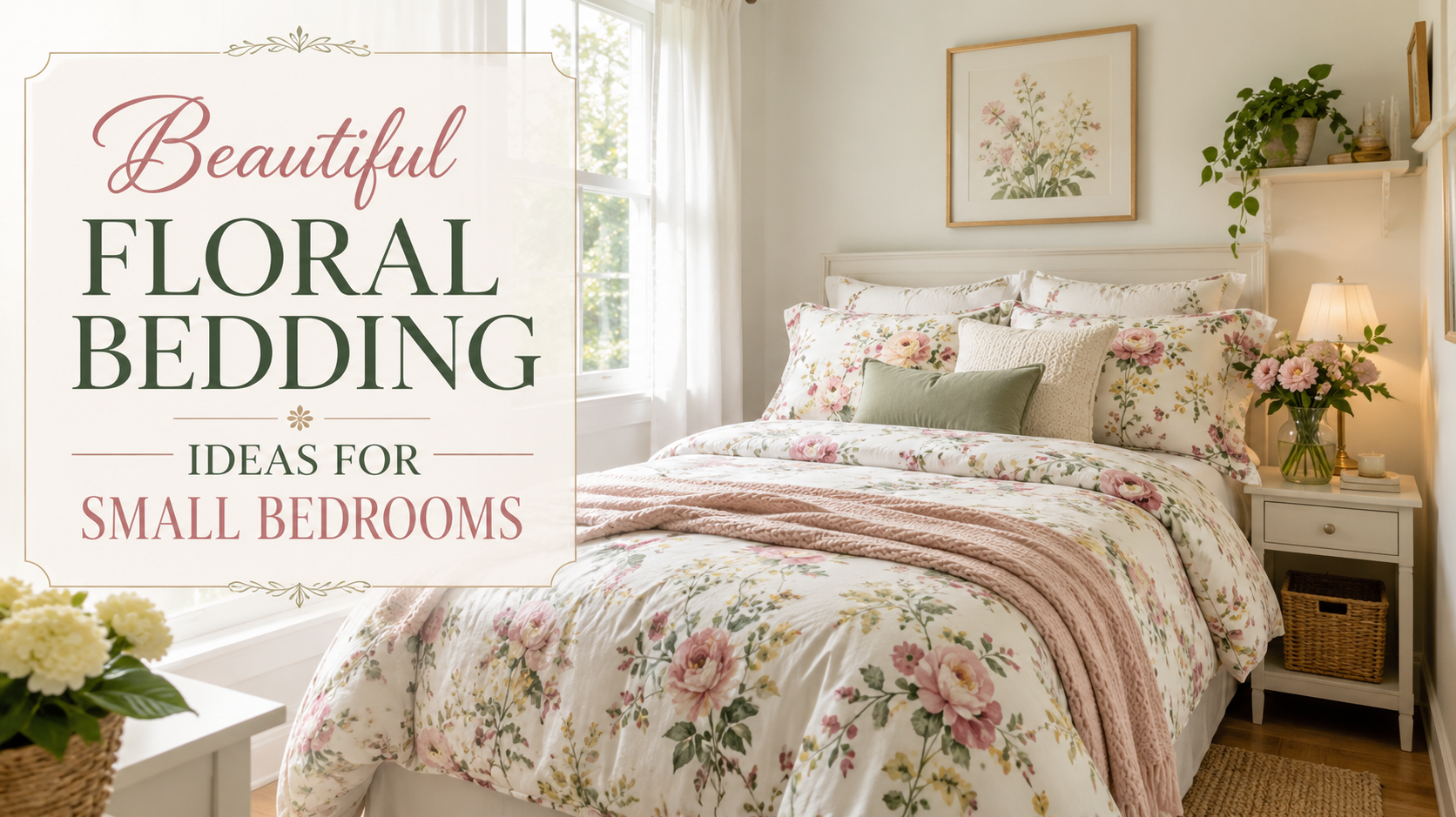 Beautiful Floral Bedding Ideas for Small Bedrooms