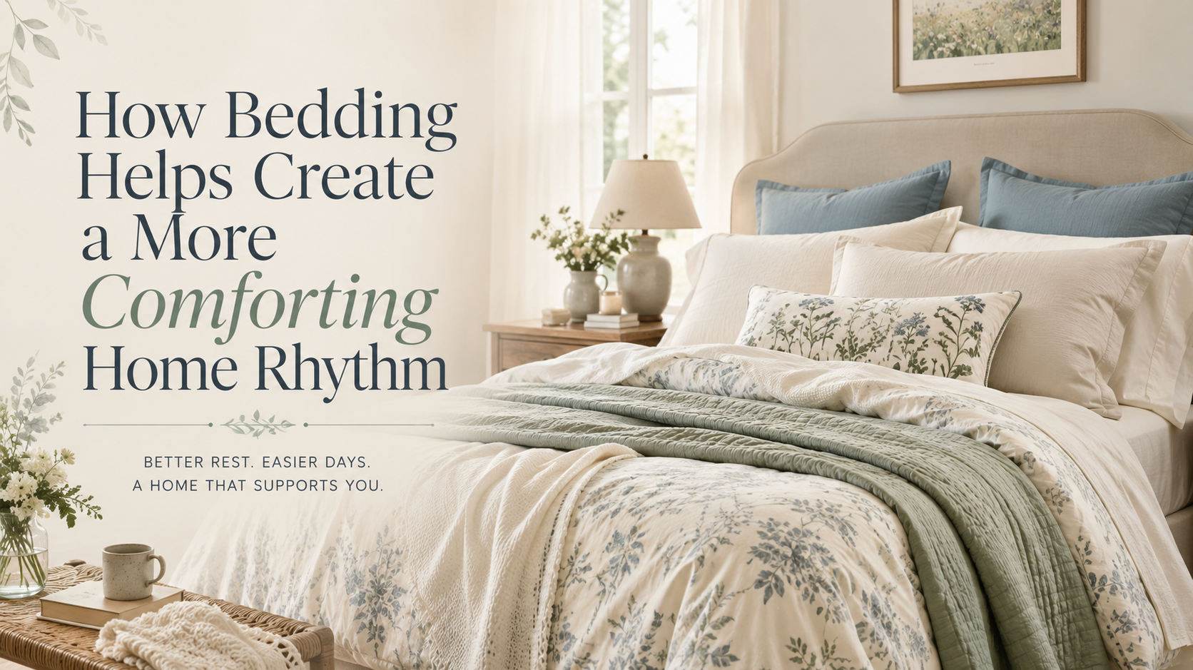 How Bedding Helps Create a More Comforting Home Rhythm