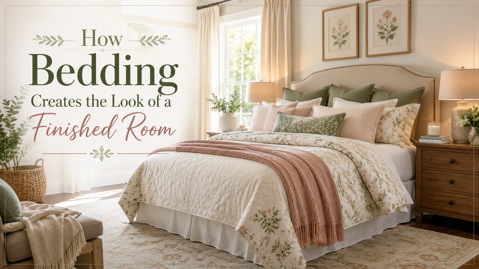 How Bedding Creates the Look of a Finished Room