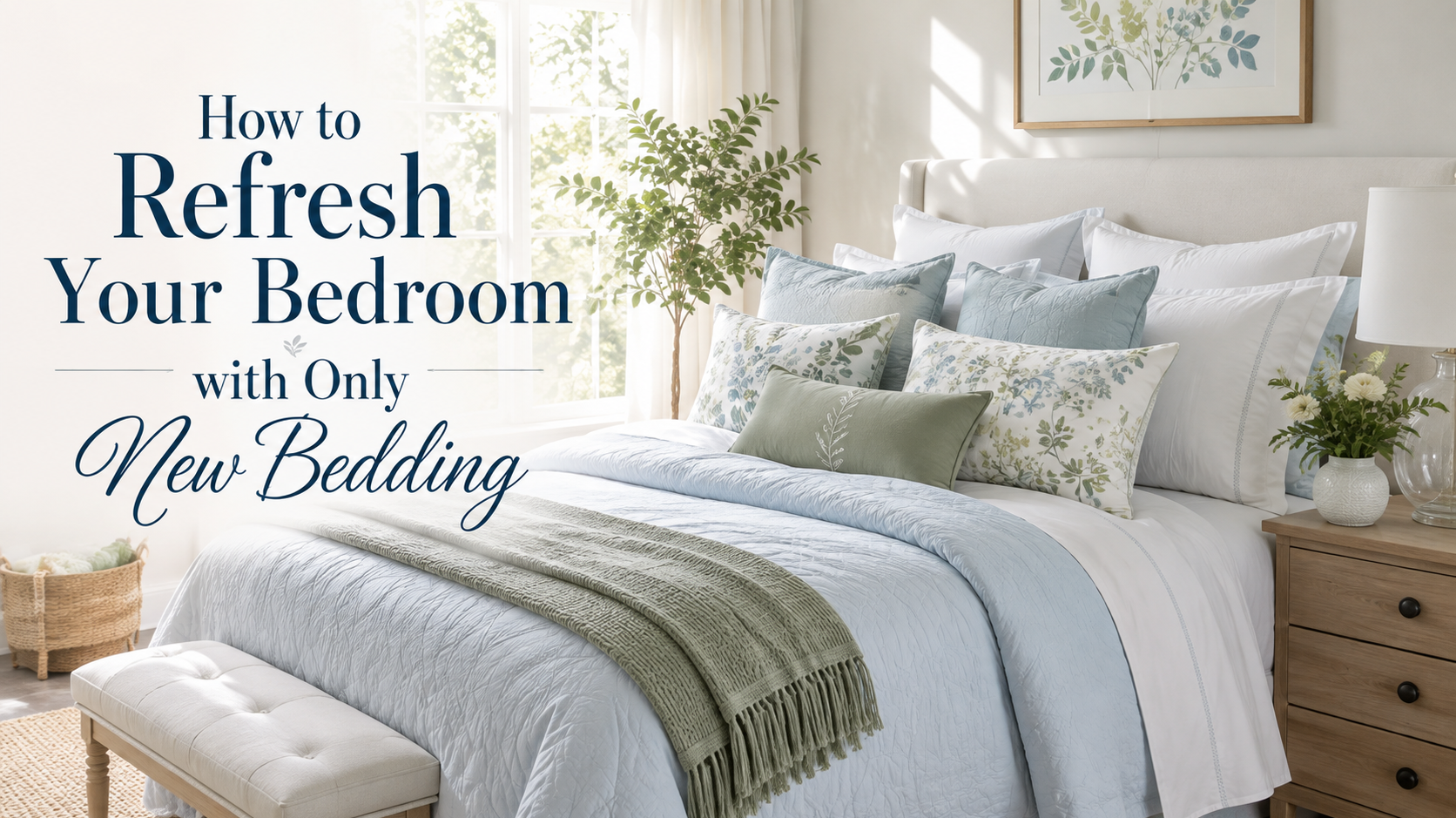 How to Refresh Your Bedroom with Only New Bedding