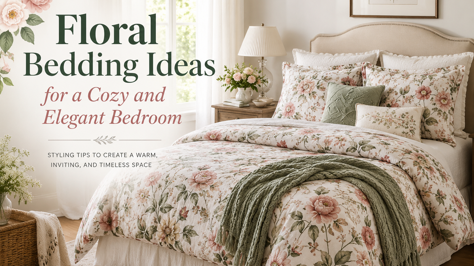 Floral Bedding Ideas for a Cozy and Elegant Bedroom