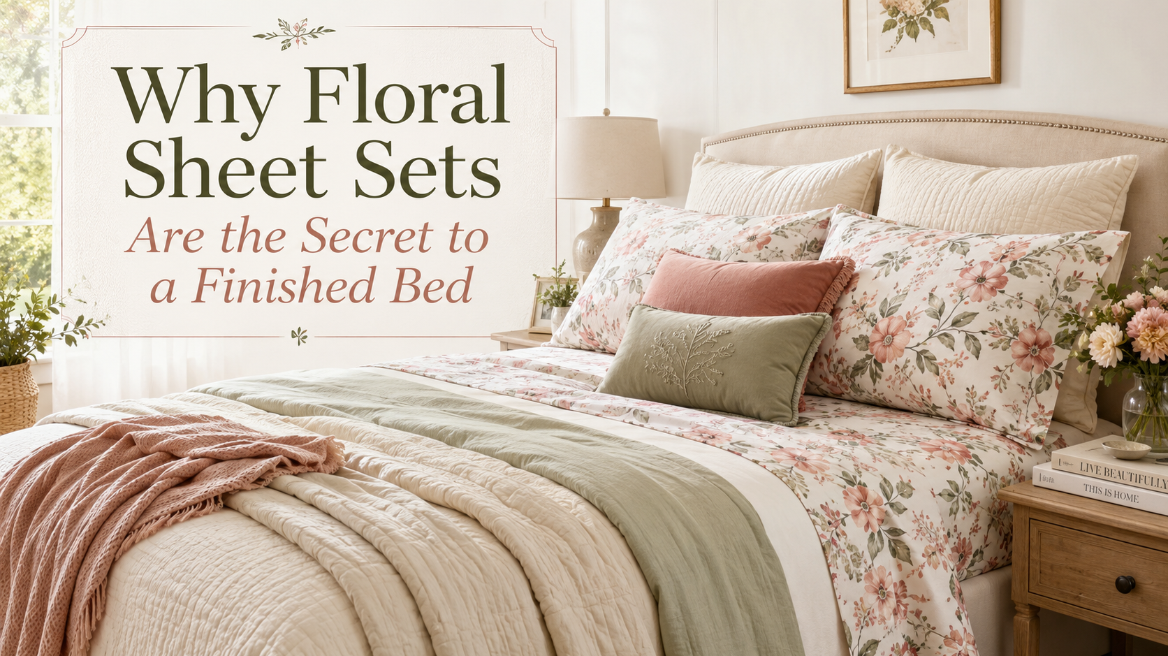 Why Floral Sheet Sets Are the Secret to a Finished Bed