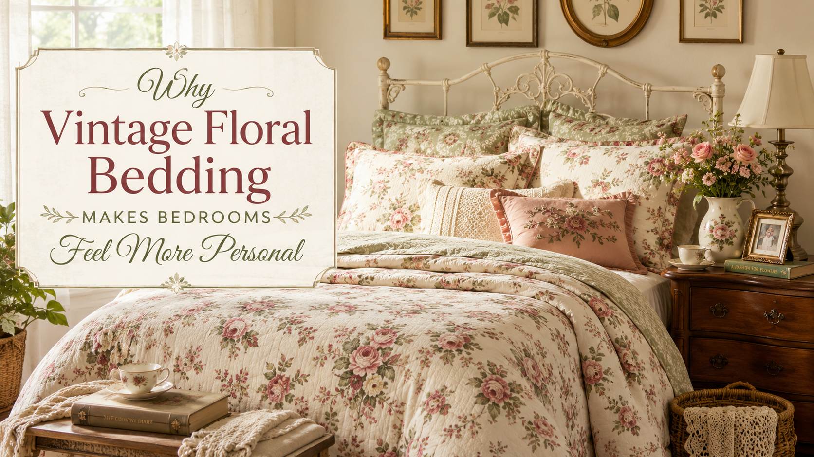 Why Vintage Floral Bedding Makes Bedrooms Feel More Personal