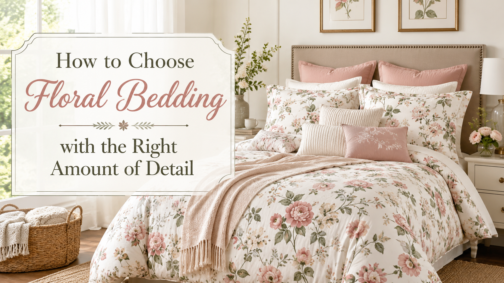 How to Choose Floral Bedding with the Right Amount of Detail