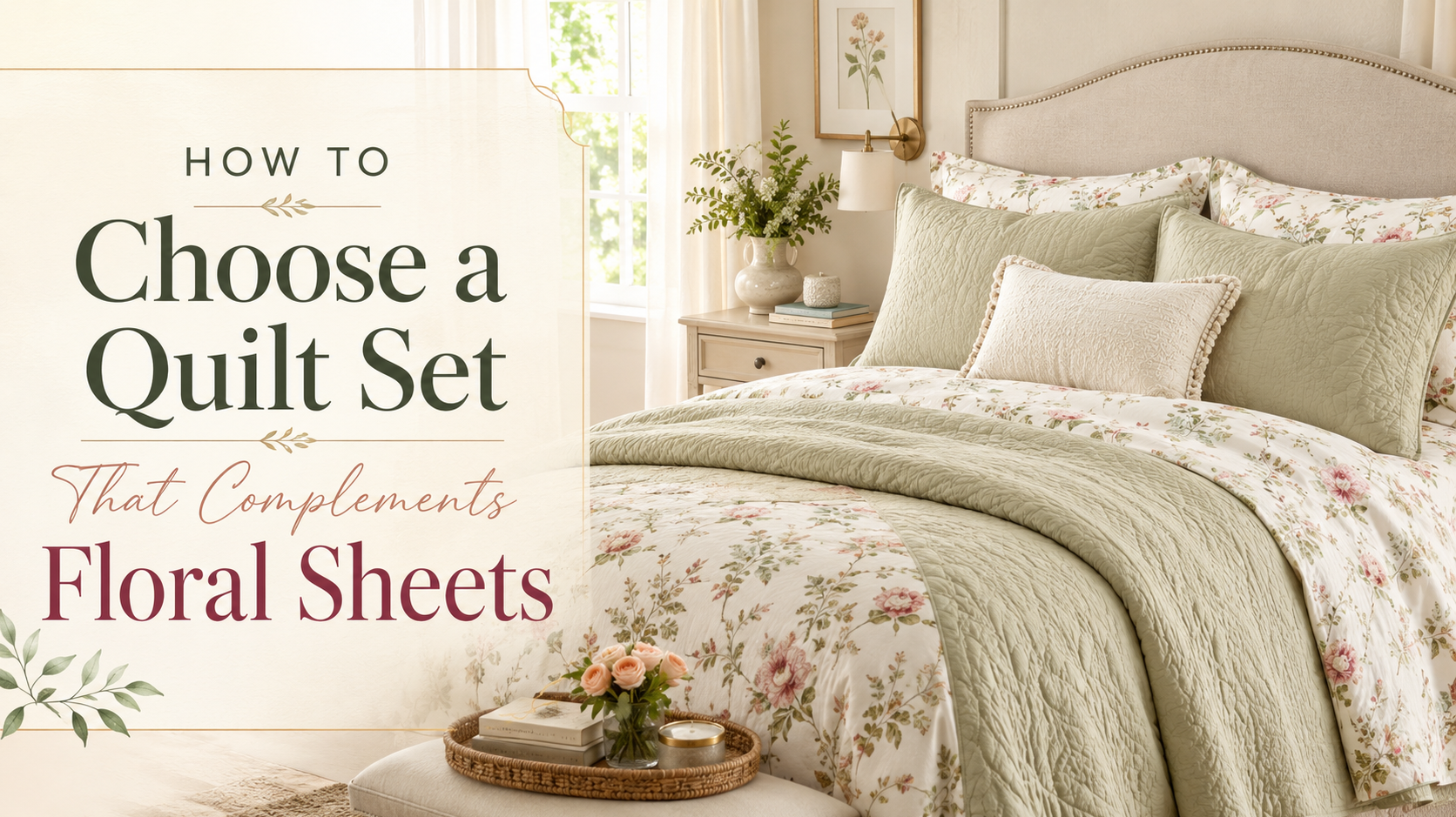 How to Choose a Quilt Set That Complements Floral Sheets