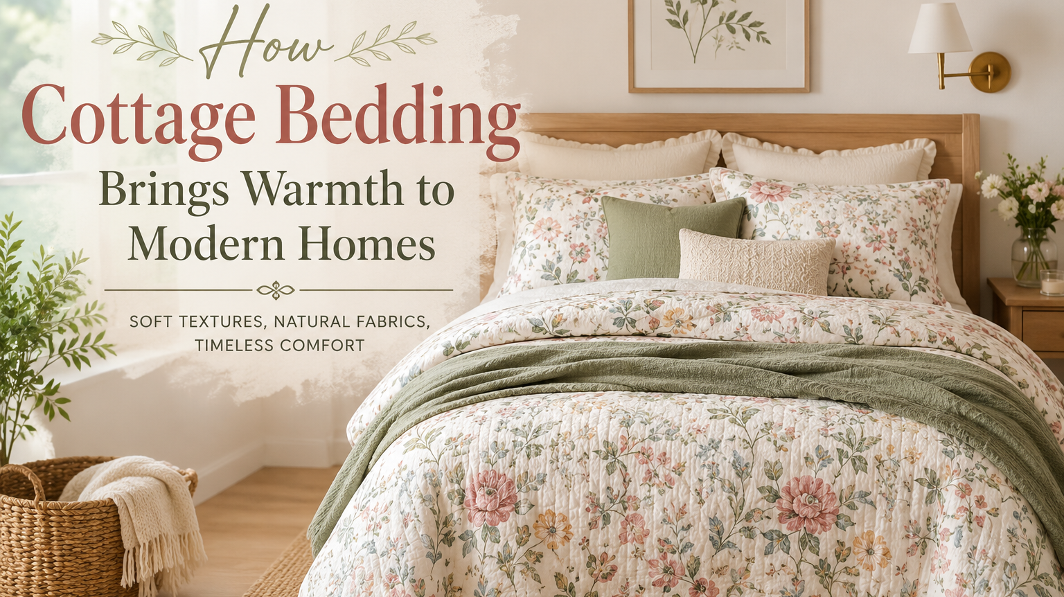 How Cottage Bedding Brings Warmth to Modern Homes