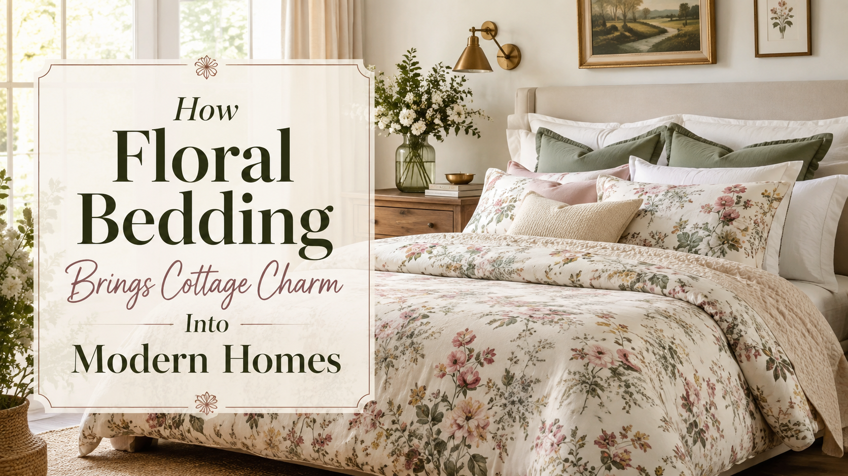 How Floral Bedding Brings Cottage Charm Into Modern Homes