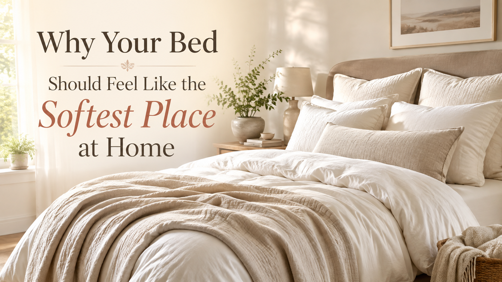 Why Your Bed Should Feel Like the Softest Place at Home