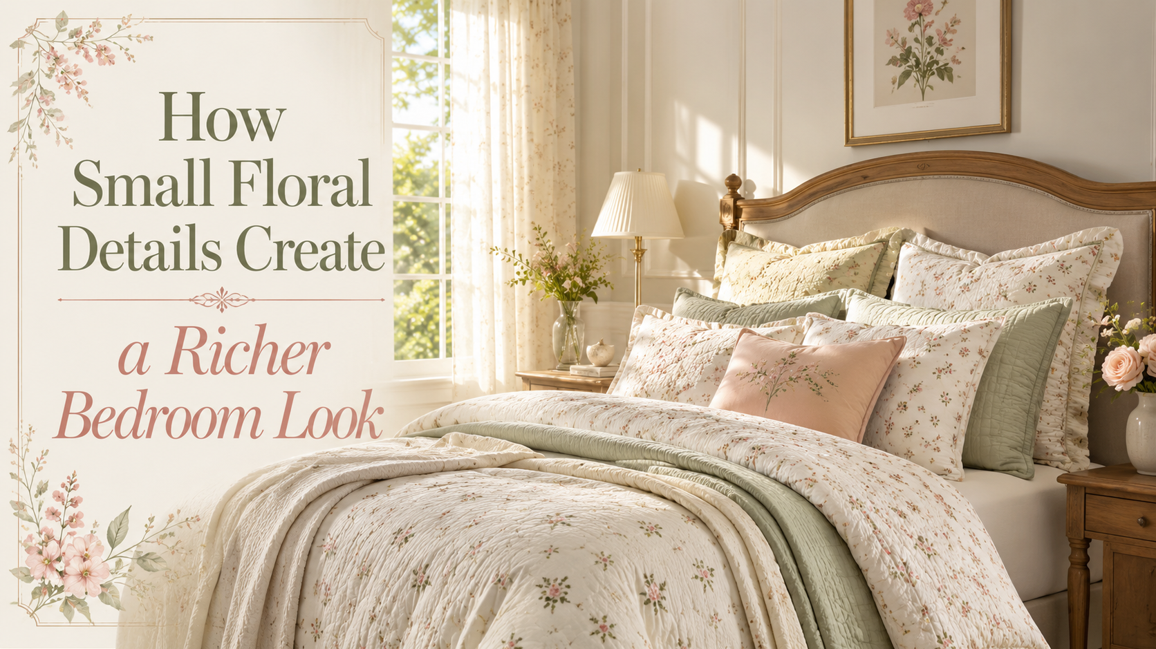 How Small Floral Details Create a Richer Bedroom Look