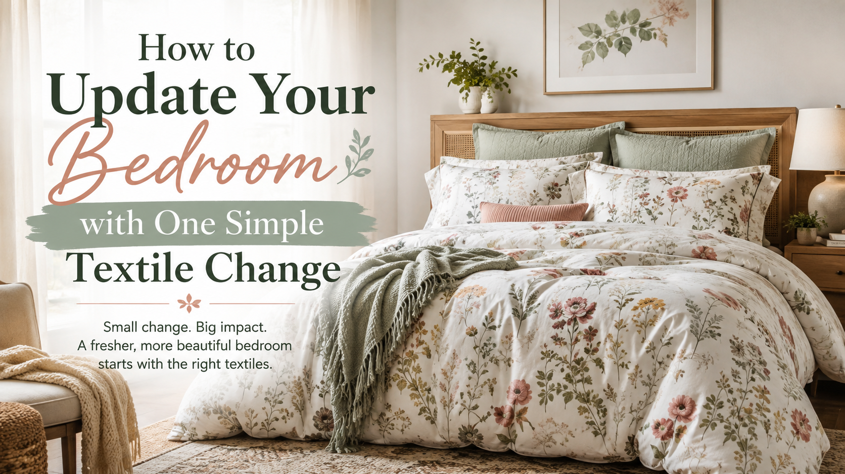 How to Update Your Bedroom with One Simple Textile Change