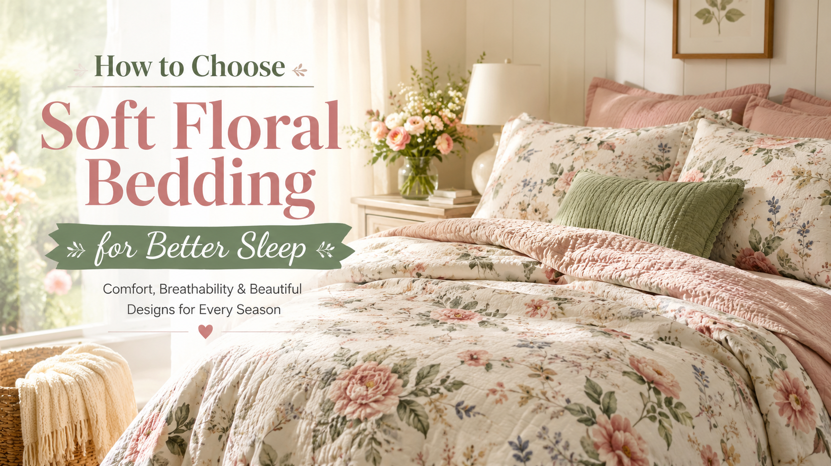 How to Choose Soft Floral Bedding for Better Sleep