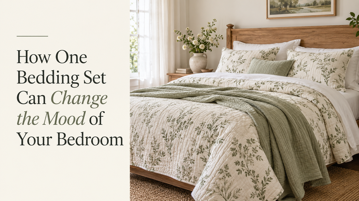 How One Bedding Set Can Change the Mood of Your Bedroom