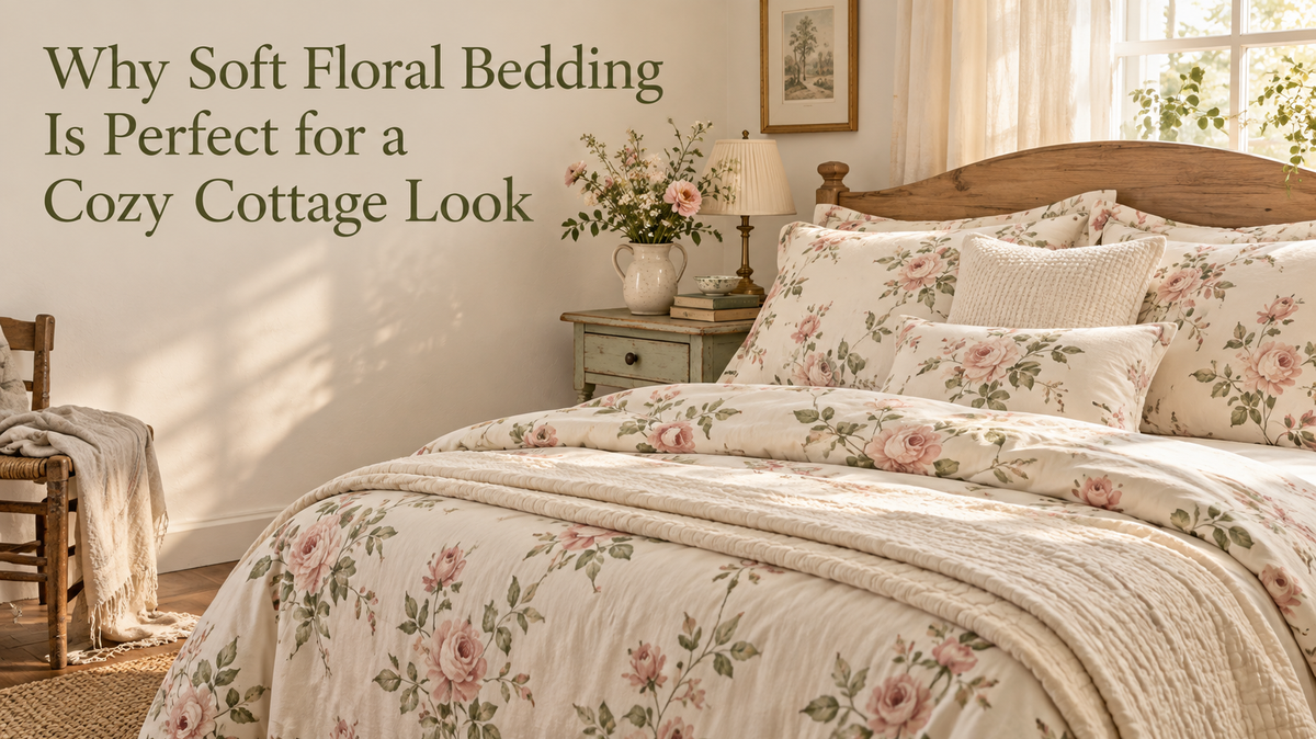 Why Soft Floral Bedding Is Perfect for a Cozy Cottage Look