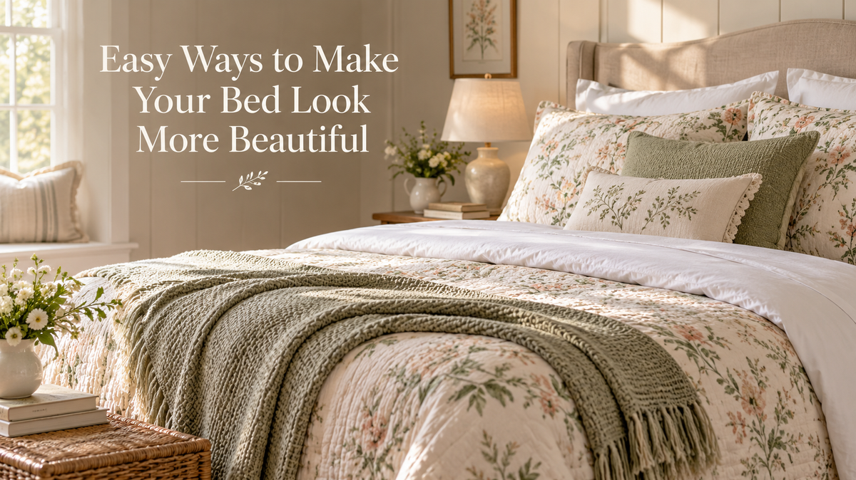 Easy Ways to Make Your Bed Look More Beautiful