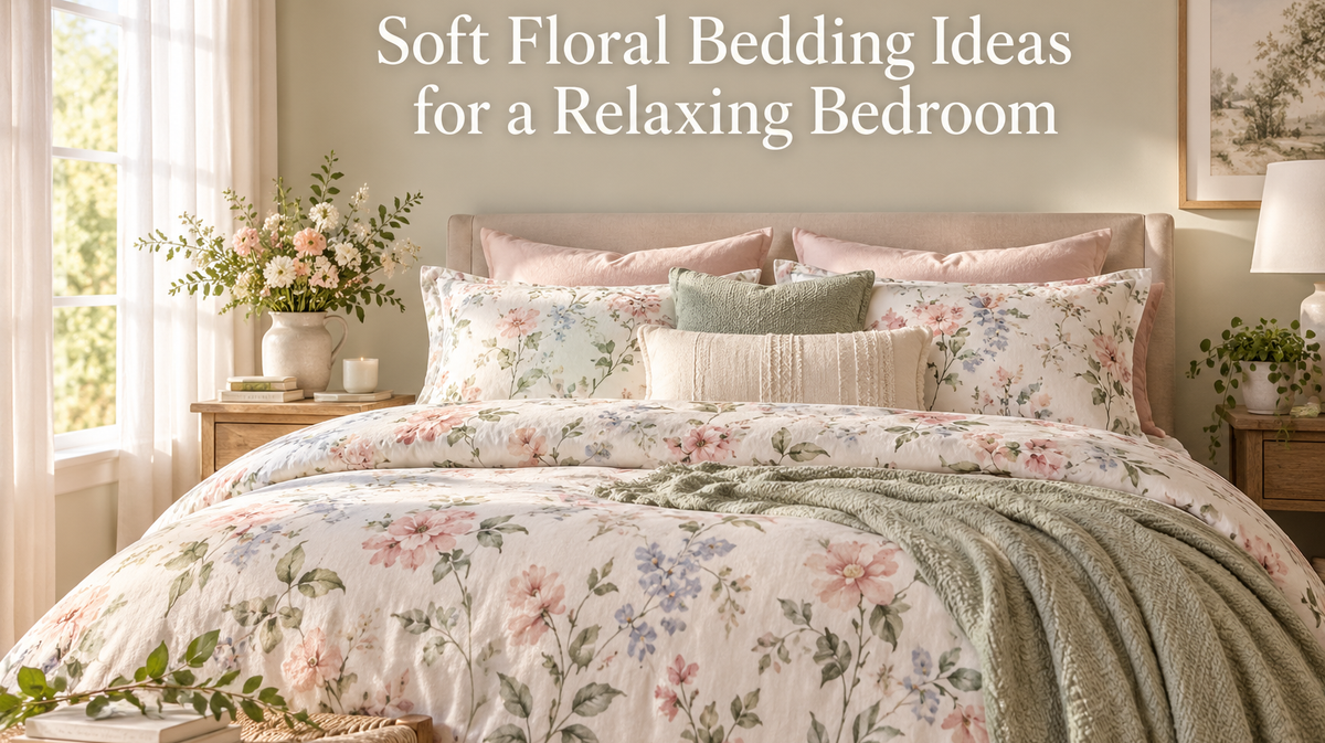 Soft Floral Bedding Ideas for a Relaxing Bedroom