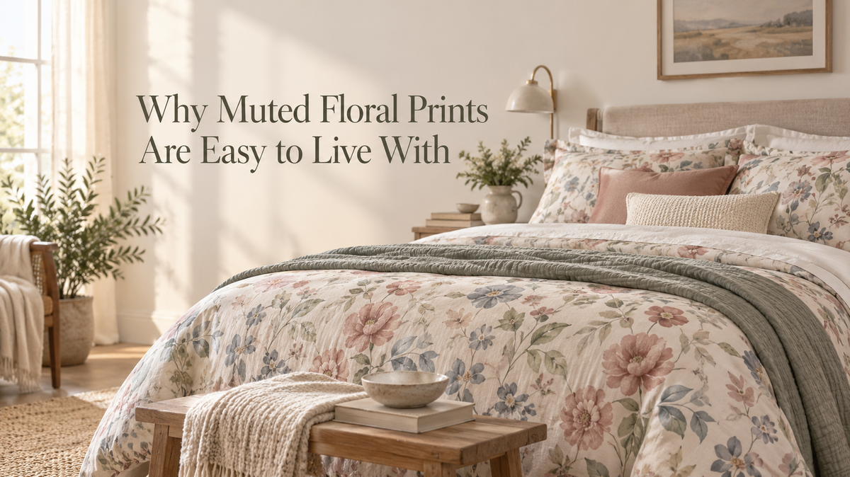 Why Muted Floral Prints Are Easy to Live With