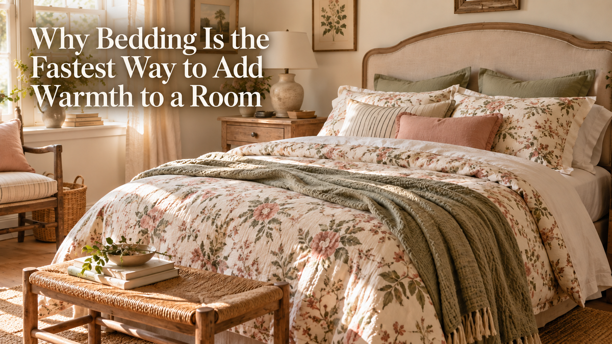 Why Bedding Is the Fastest Way to Add Warmth to a Room