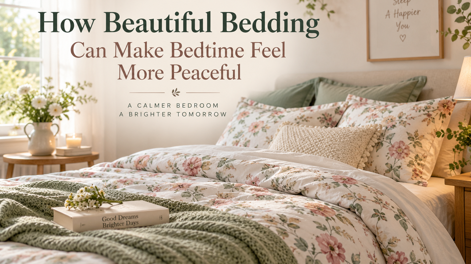 How Beautiful Bedding Can Make Bedtime Feel More Peaceful