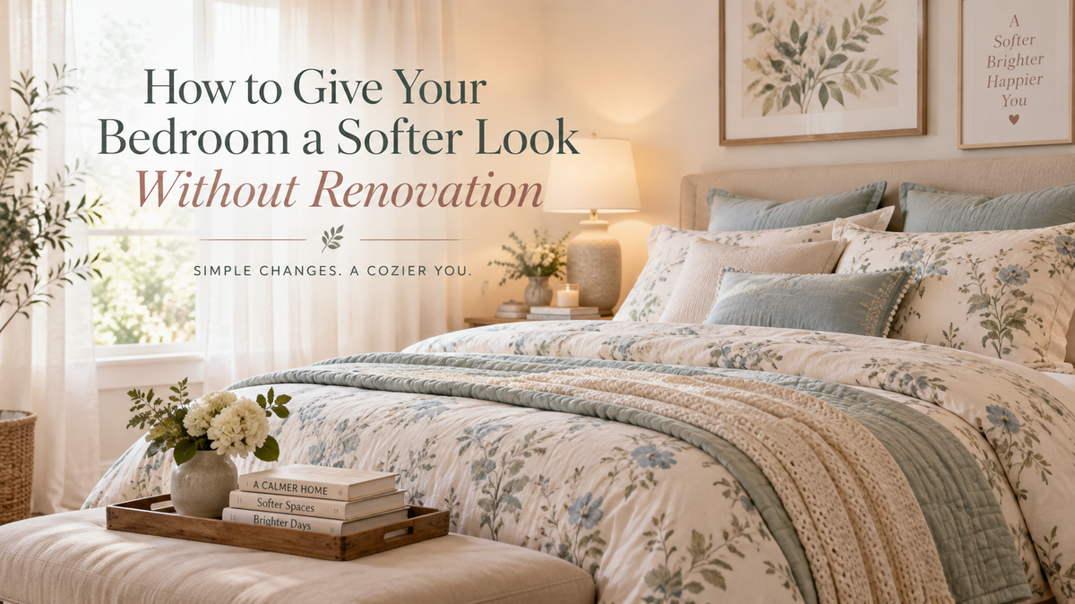 How to Give Your Bedroom a Softer Look Without Renovation