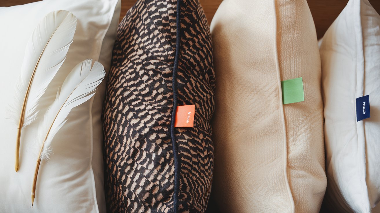 Differentiating Between Down, Feather, Foam, and Cotton Pillows