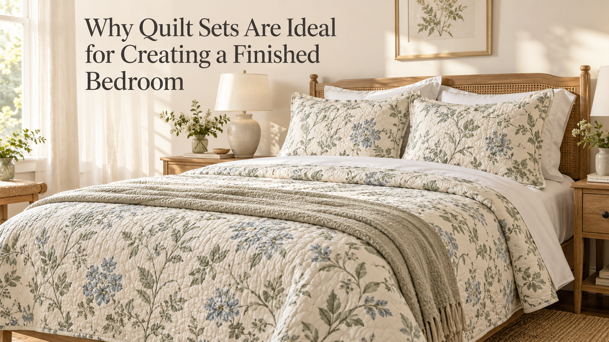 Why Quilt Sets Are Ideal for Creating a Finished Bedroom