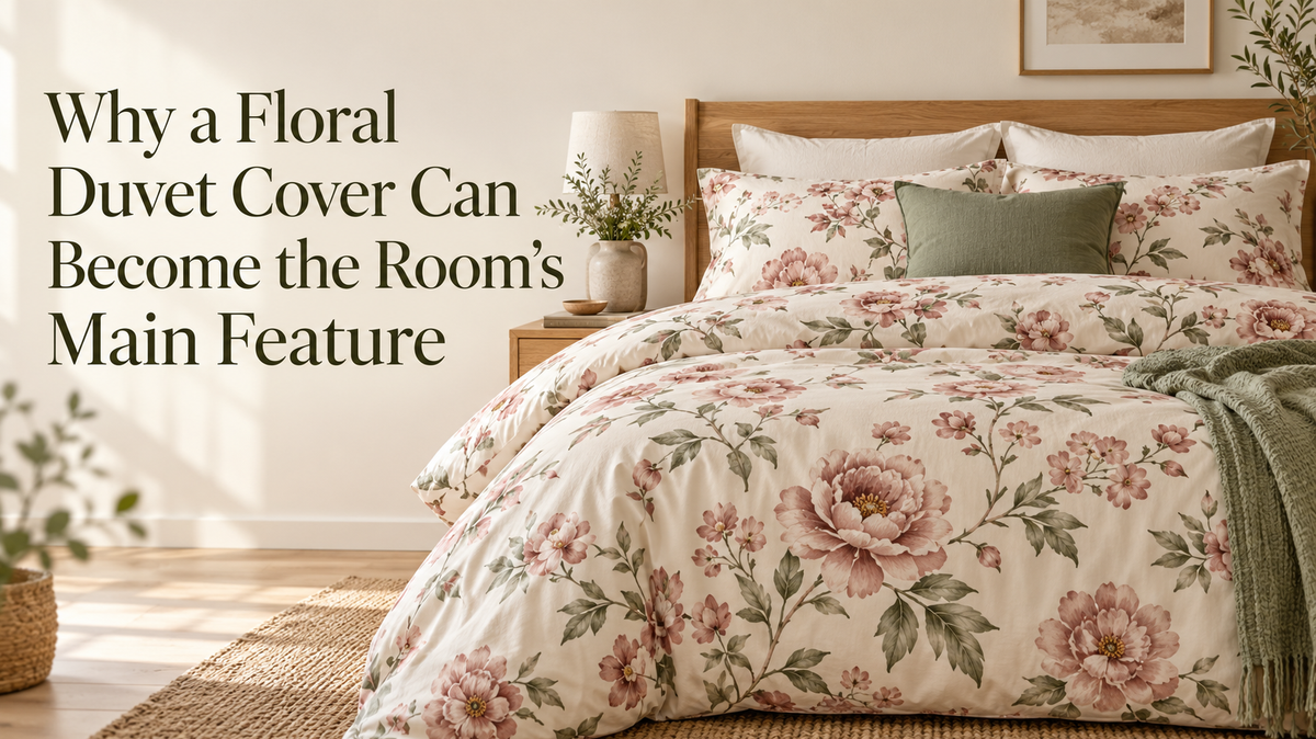 Why a Floral Duvet Cover Can Become the Room’s Main Feature