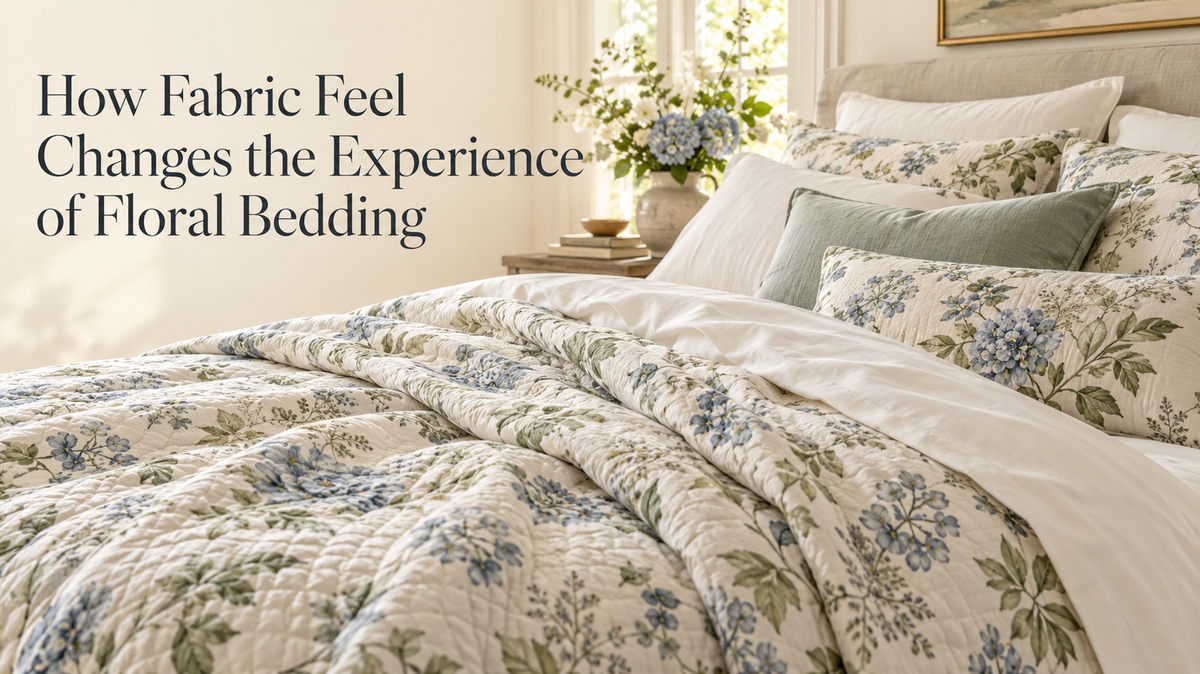 How Fabric Feel Changes the Experience of Floral Bedding