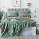 This bedroom features a FADFAY four-piece bedding sheet Set.
