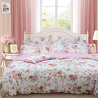 This bedroom features a FADFAY three-piece Duvet Cover Set.