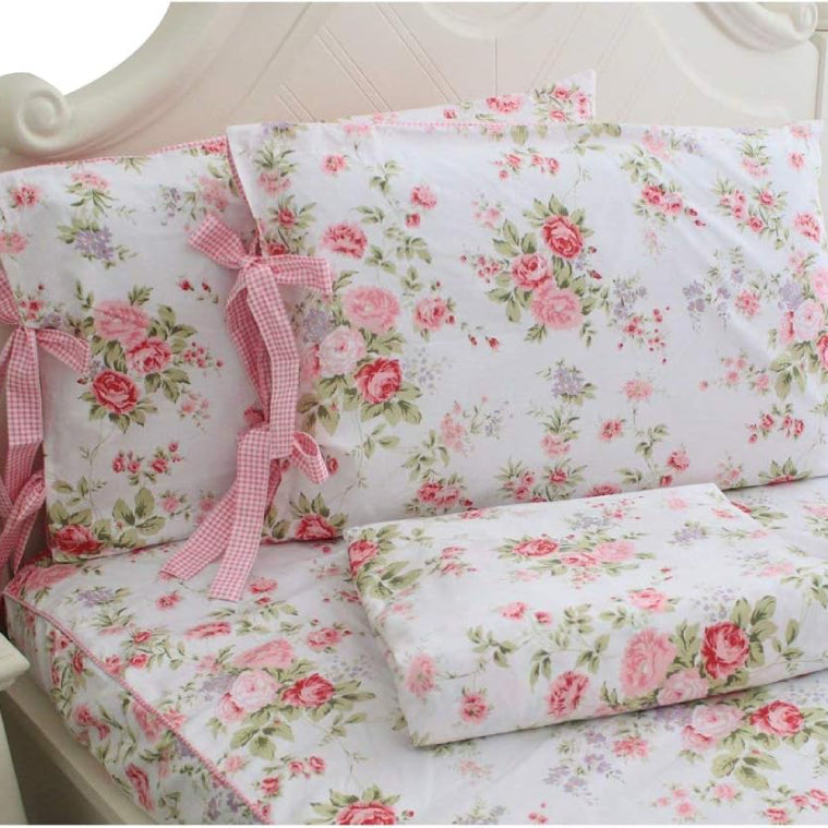 This bedroom features a FADFAY four-piece bedding sheet Set.
