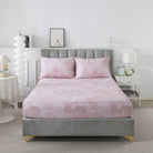 This bedroom features FADFAY's flat sheet, fitted sheet, and pillowcases.