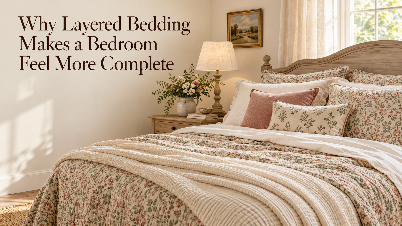 Why Layered Bedding Makes a Bedroom Feel More Complete