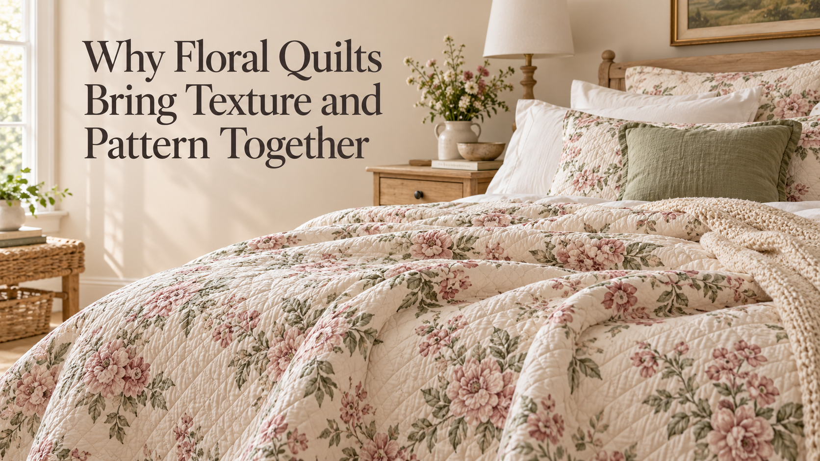 Why Floral Quilts Bring Texture and Pattern Together