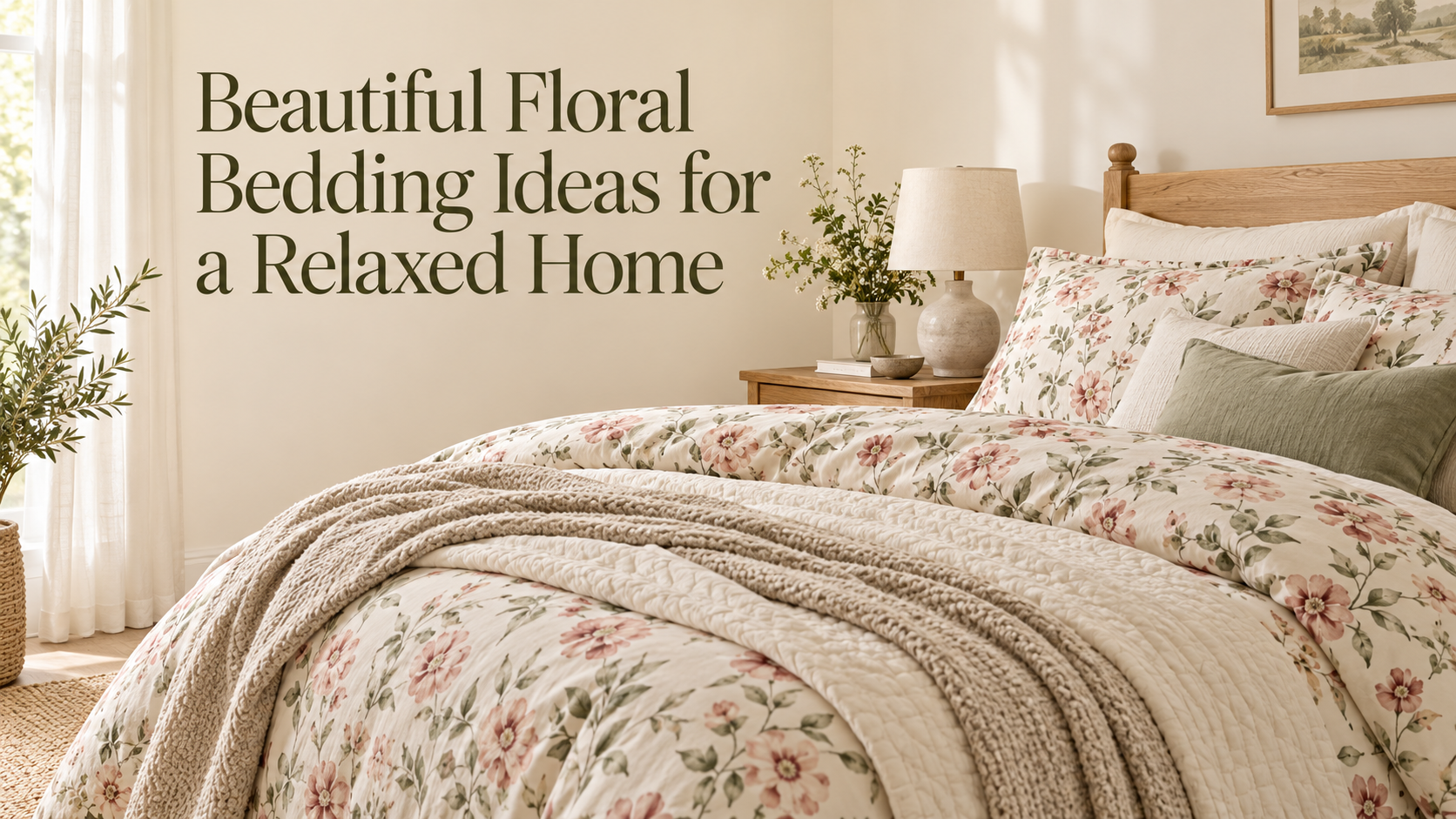 Beautiful Floral Bedding Ideas for a Relaxed Home