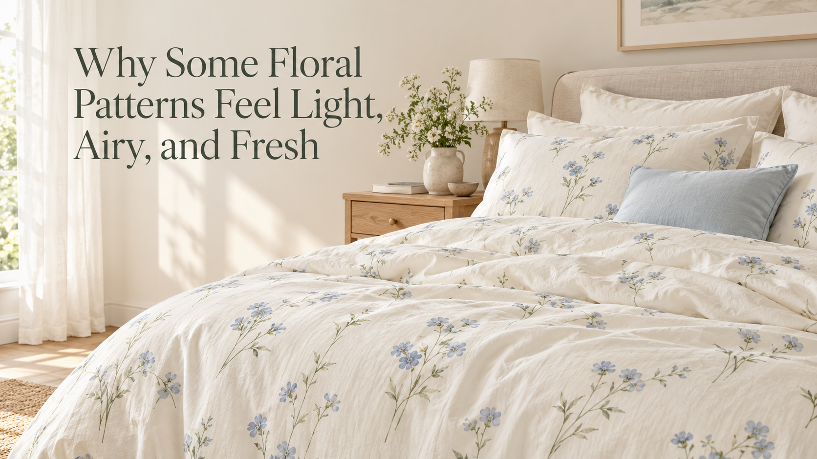 Why Some Floral Patterns Feel Light, Airy, and Fresh