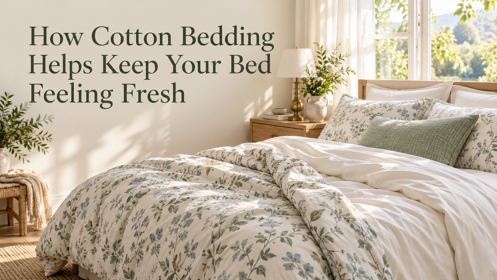 How Cotton Bedding Helps Keep Your Bed Feeling Fresh