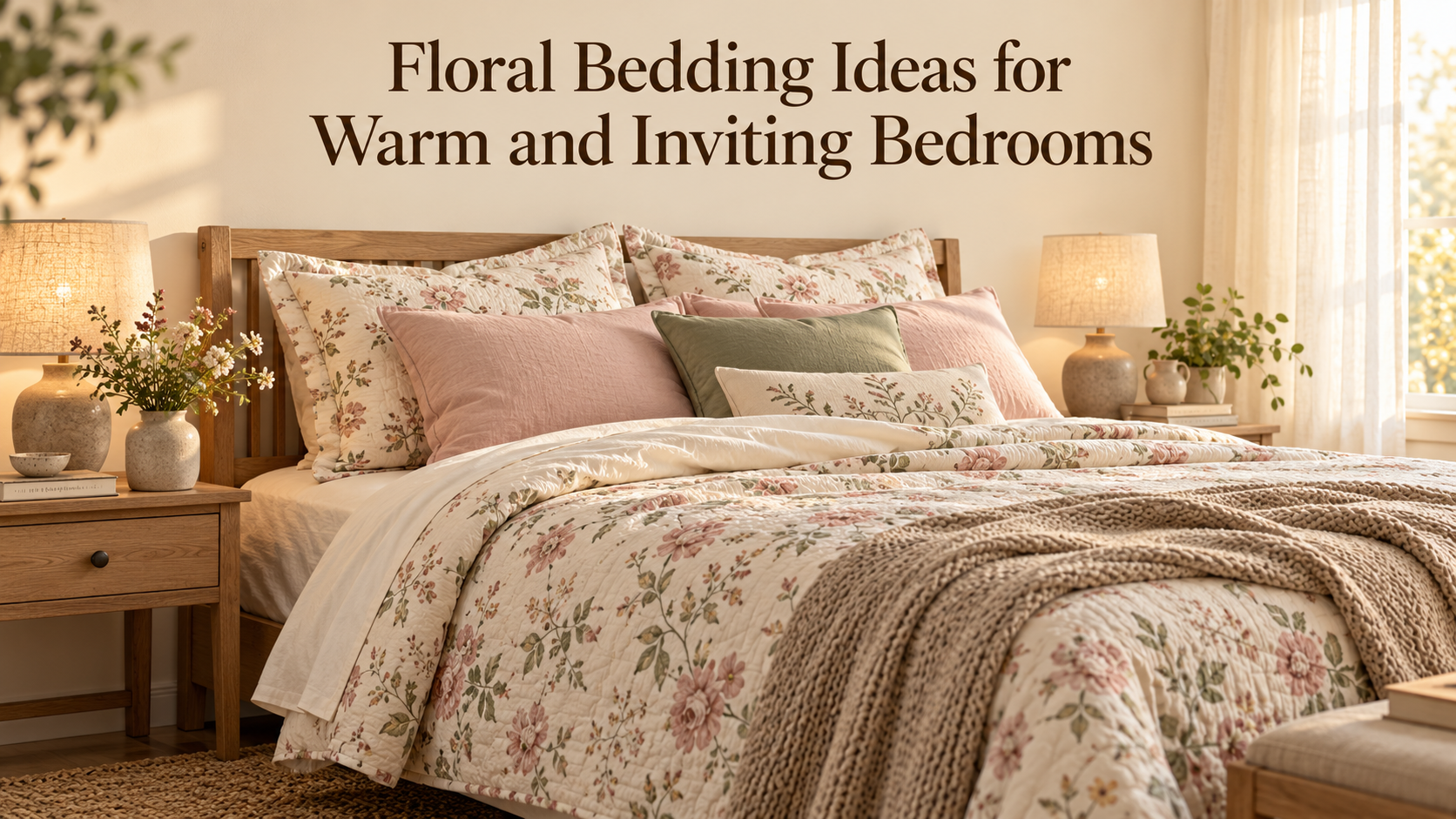 Floral Bedding Ideas for Warm and Inviting Bedrooms